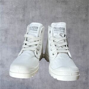 Pallatium NWB WSZ 7.5 star white high top Pampa sneakers